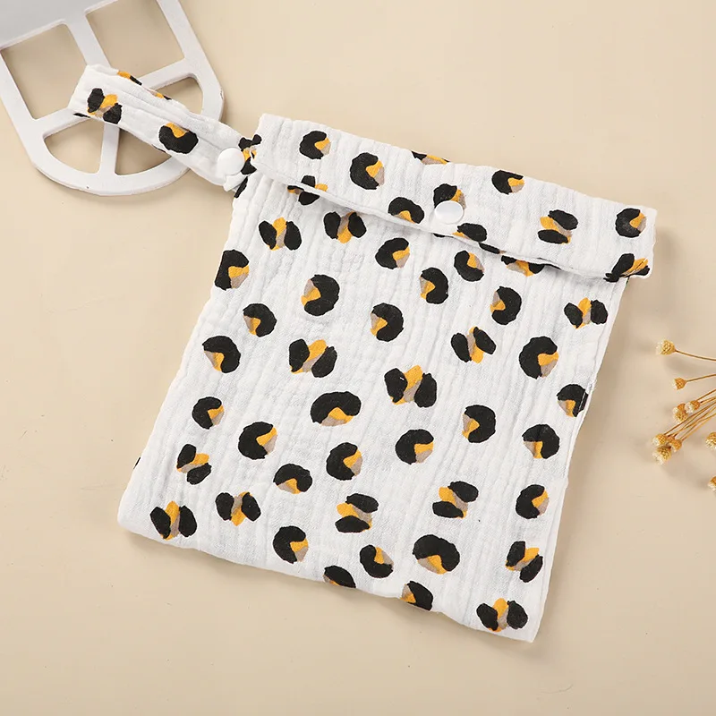 Bolso colgante de pañales con estampado de dibujos animados
