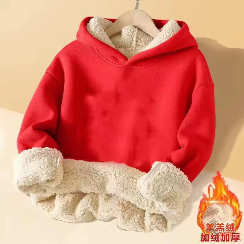 Sudadera acolchada con capucha para niños y niñas, abrigo de invierno