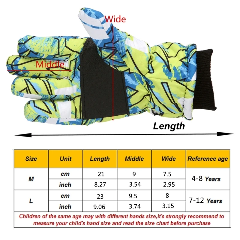 Guantes de nieve térmicos para niño – Impermeables y cortavientos - imagen 3