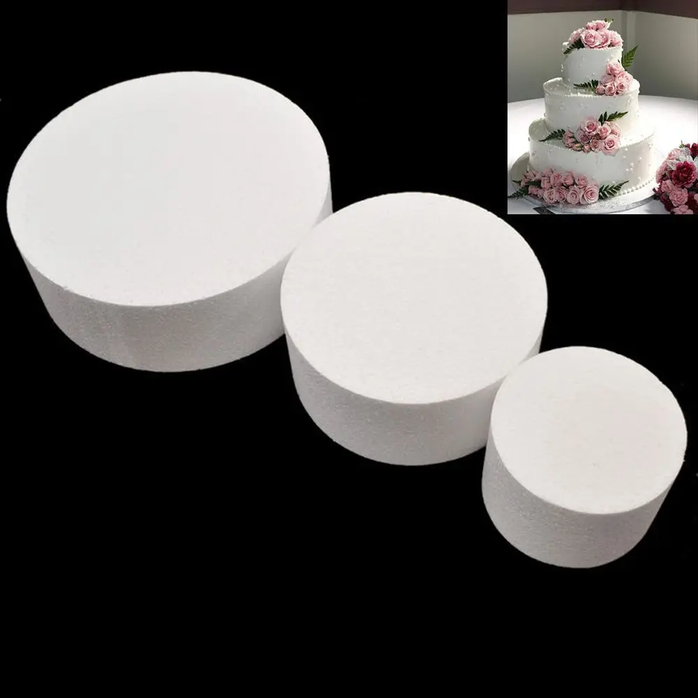 Molde redondo de poliestireno para modelar pasteles de boda - imagen 2