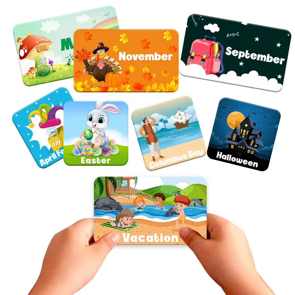 Calendario meteorológico infantil con tarjetas para el aula - imagen 2