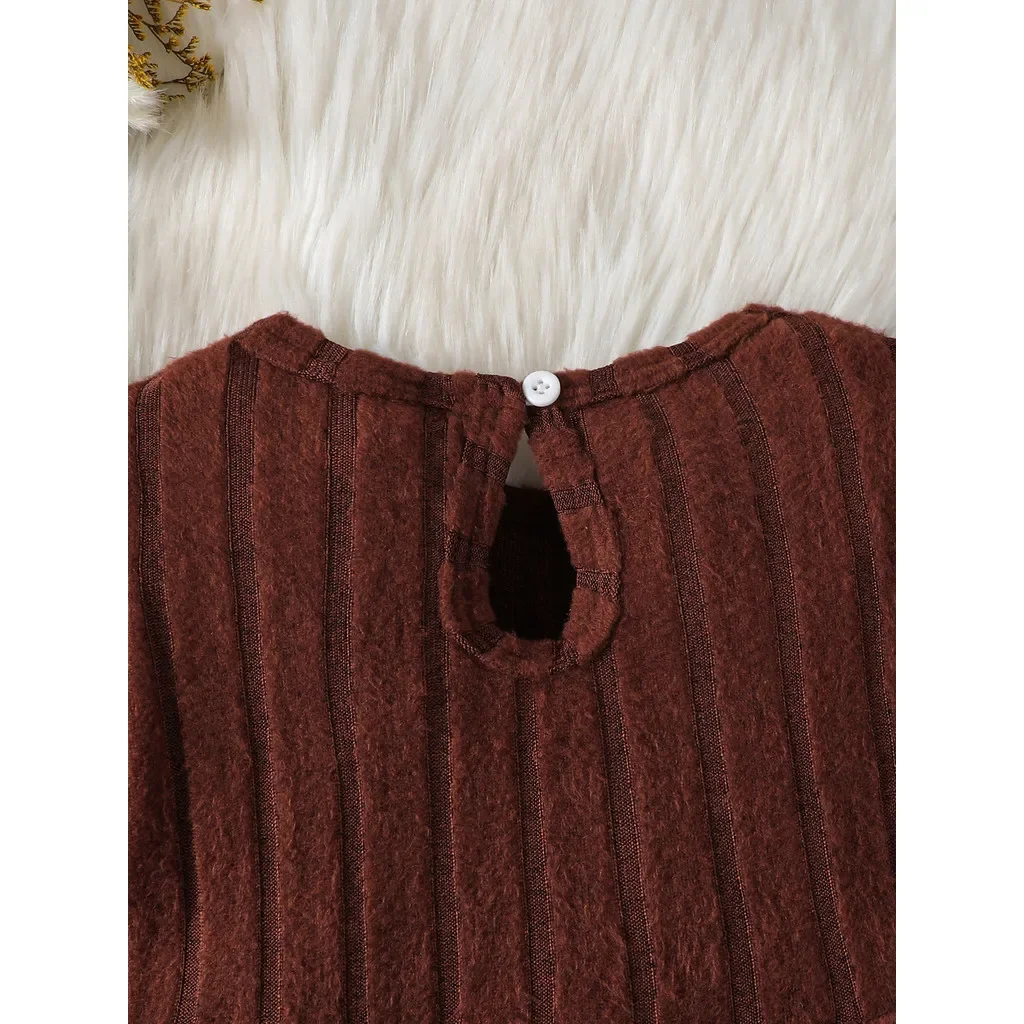 Conjunto con top de lazo y pantalón para niña - imagen 4