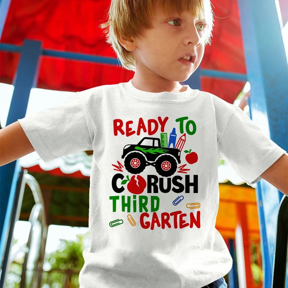 Camiseta manga corta infantil - Vuelta al cole para niños - imagen 4