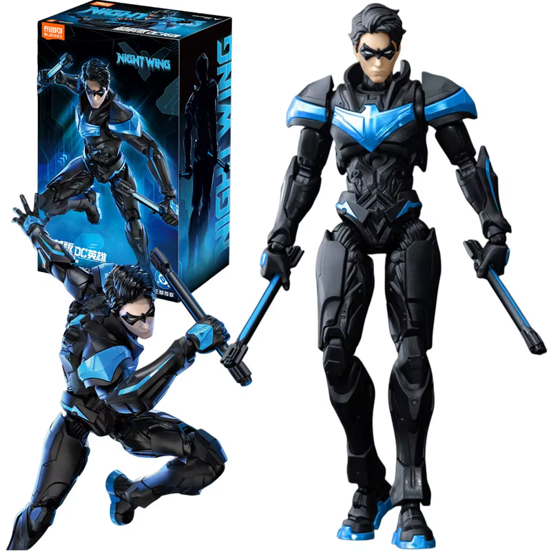 BLOKEES DC Nightwing figura de acción con articulaciones móviles