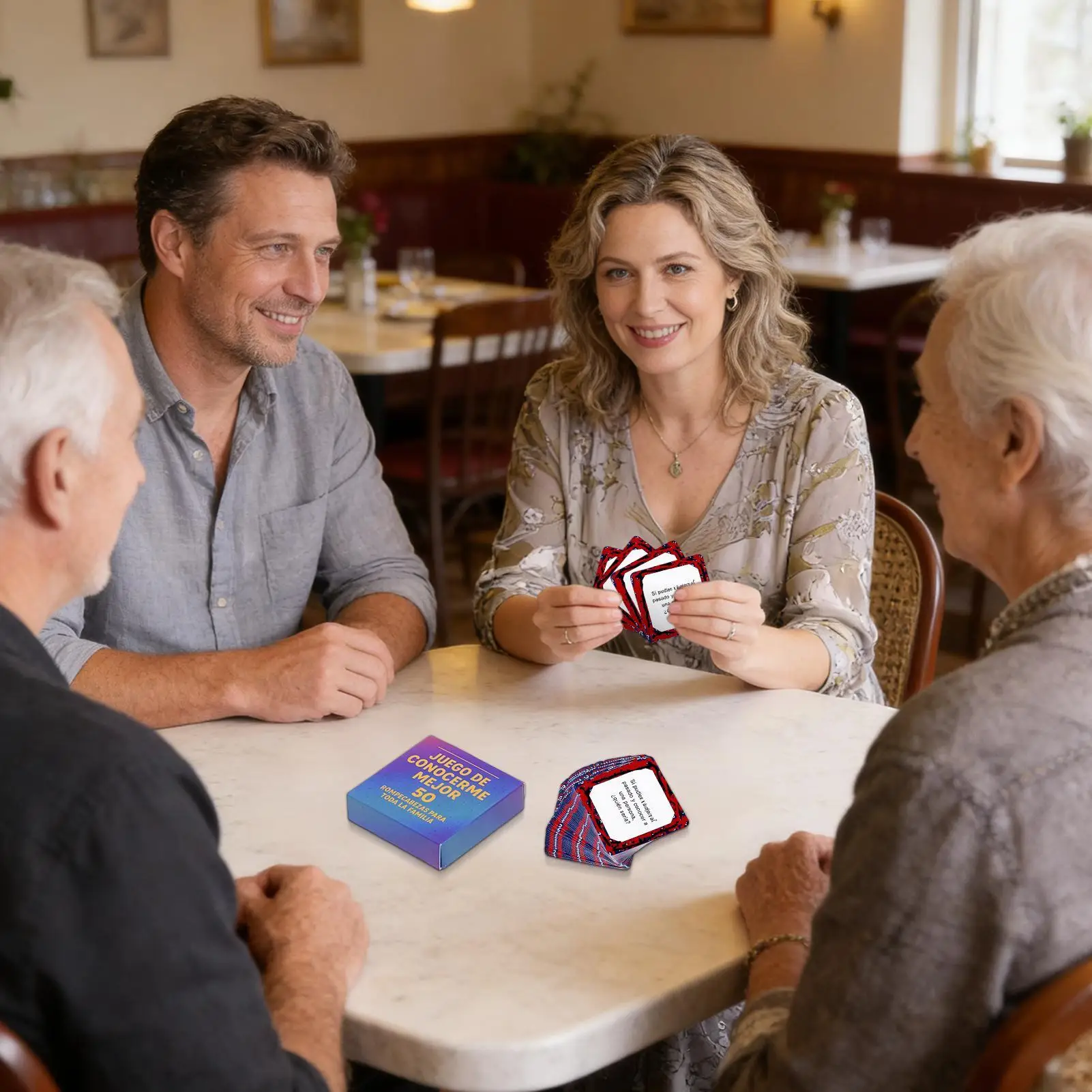 Tarjetas de conversación para dinámicas en familia