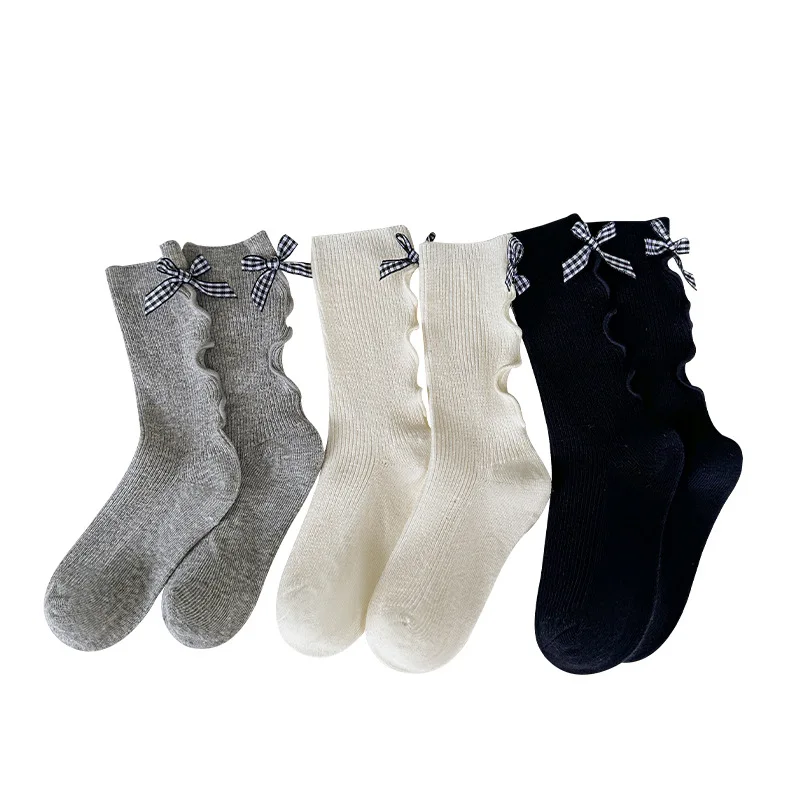 Calcetines con lazo para niña – Algodón verano - imagen 2