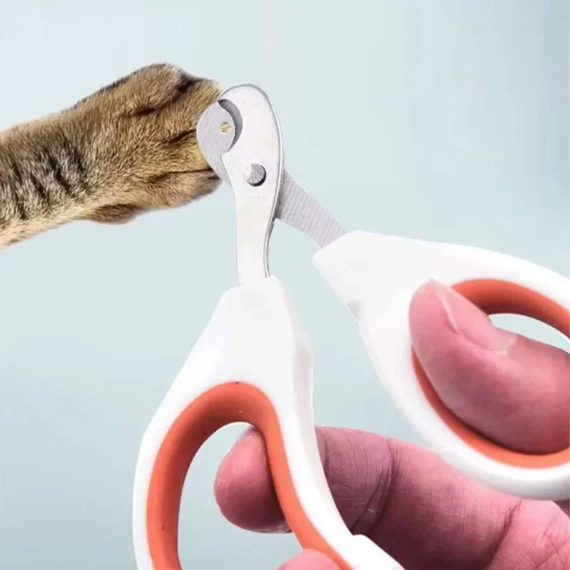 Cortauñas para gatos y perros pequeños de acero inoxidable - imagen 3