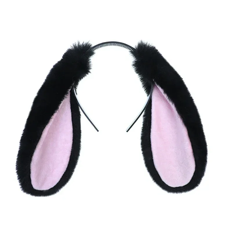 Diadema de orejas animales en felpa para disfraz Pug realistas - imagen 4