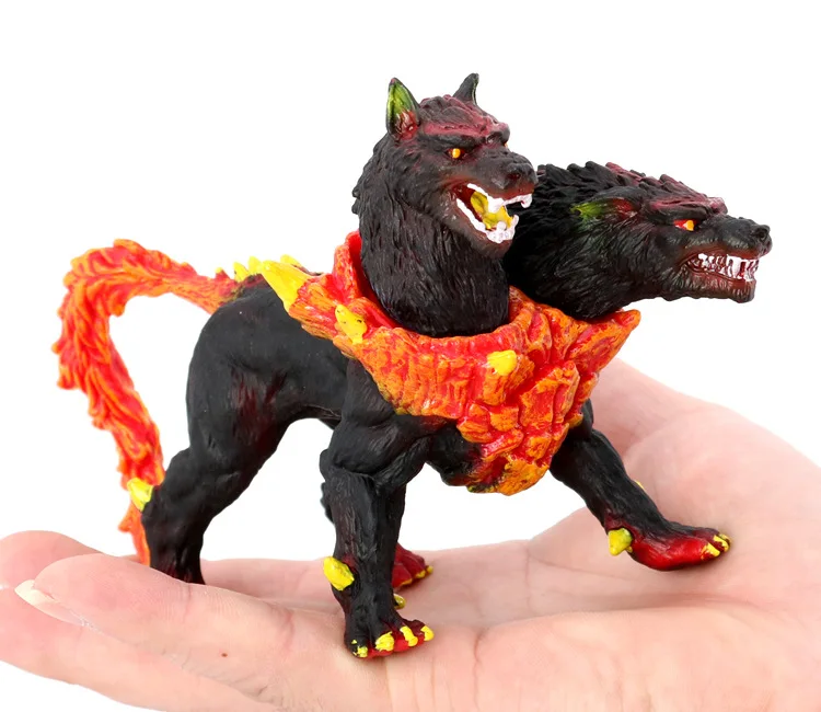 Vista superior de la figura de Cerberus