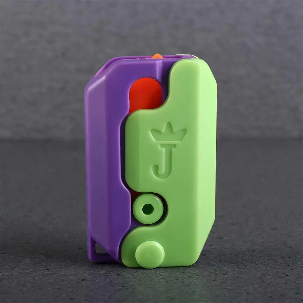 Juguete antiestrés zanahoria 3D – Tarjeta sensorial pop - imagen 3