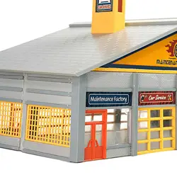 Accesorios de maqueta ferroviaria realista para decoración de mesa