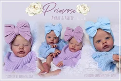 Muñeca Reborn NPK Primrose dormida y despierta piel 3D pintada