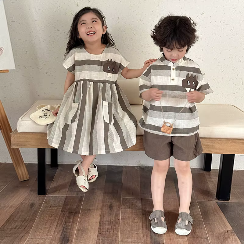 MILANCEL conjunto niño verano rayas - imagen 3
