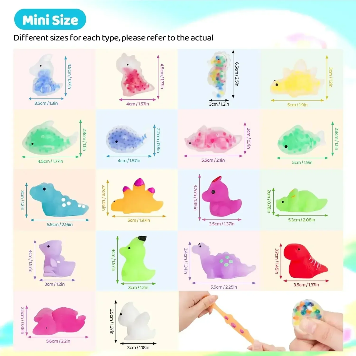 Mochi: Juguetes blandos sensoriales para niños y pelotas antiestrés - imagen 2