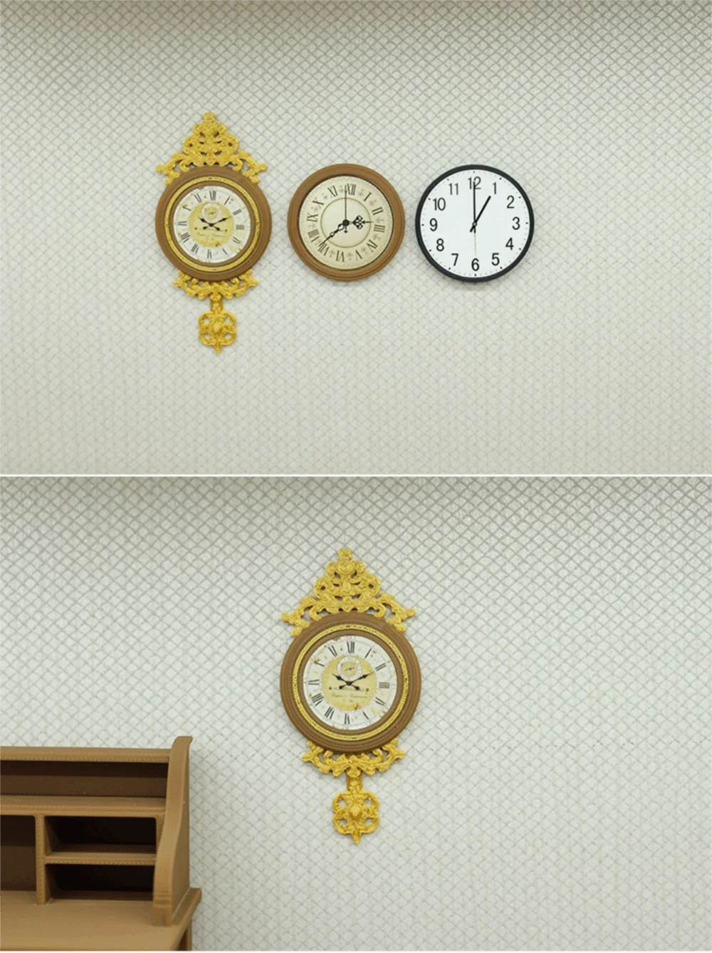 Detalle del material PLA y acabado del reloj