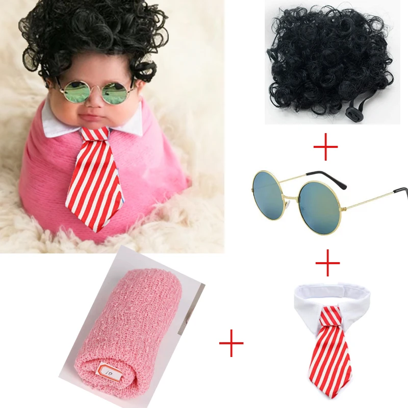 Accesorios fotografía bebé en punto suave para recién nacidos - imagen 3
