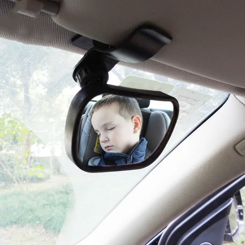Espejo retrovisor convexo vvocci para bebé en el coche, ajustable - imagen 3
