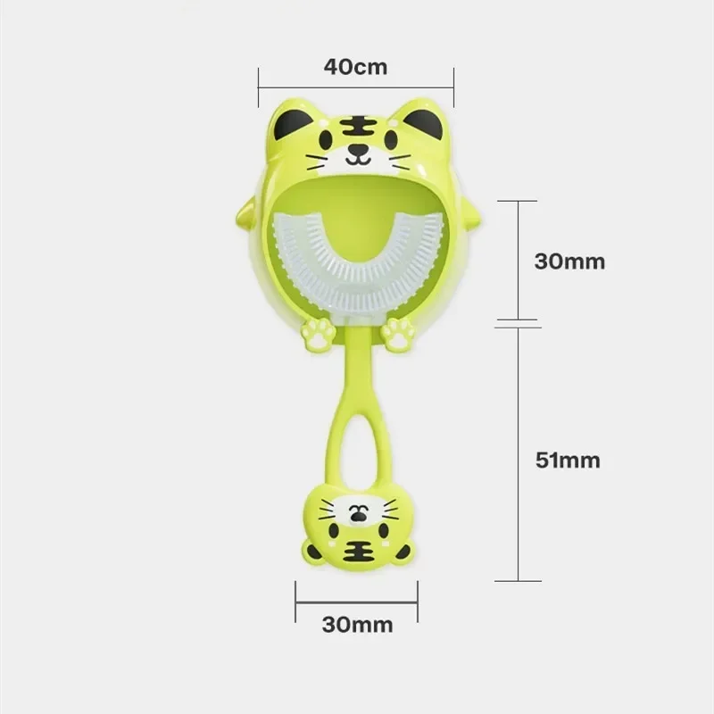 Cepillo dental infantil de silicona suave para niños - imagen 5