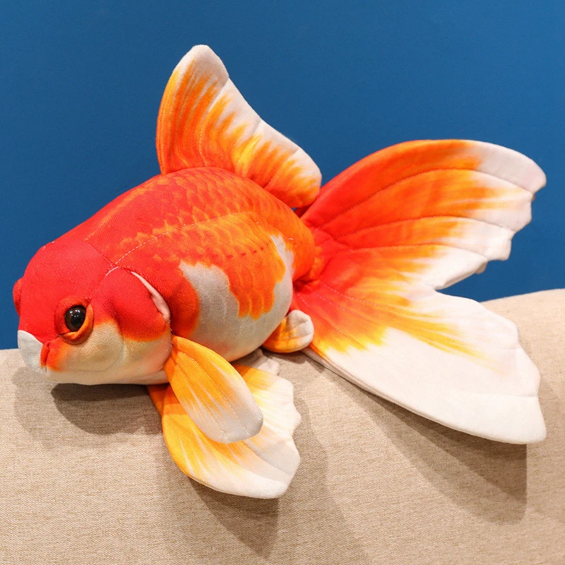 Pez koi dorado de peluche