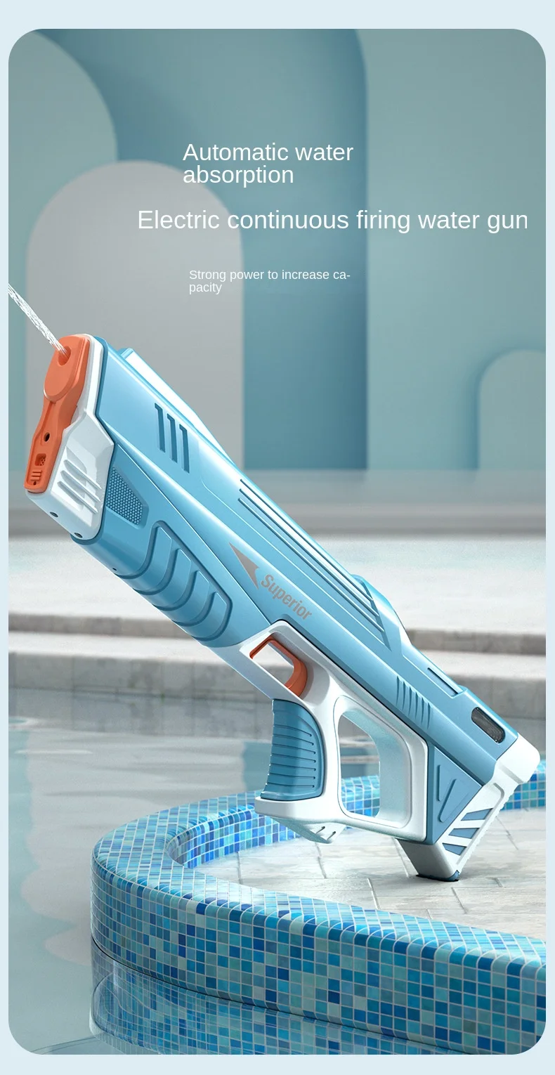 Pistola de agua MYJCK en uso