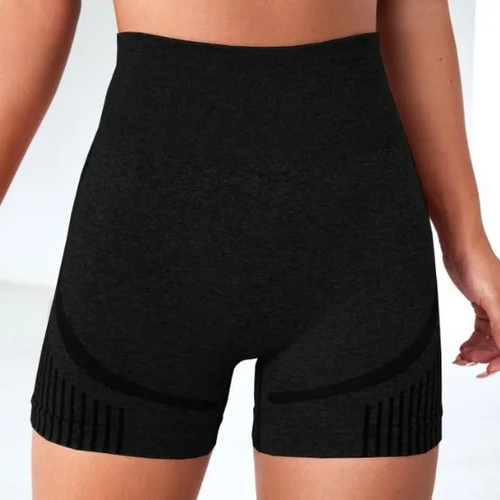 Shorts de yoga sin costuras tiro alto secado rápido - imagen 4