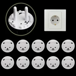Tapas de seguridad para enchufes con diseño oso para niños pequeños