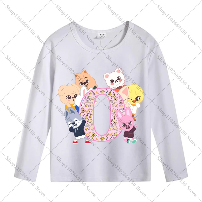 Vista de la camiseta con estampado infantil