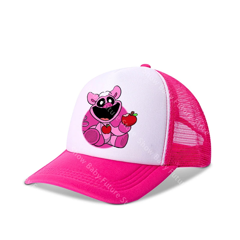 Gorra de béisbol Smilings Critters de malla transpirable estilo anime - imagen 5