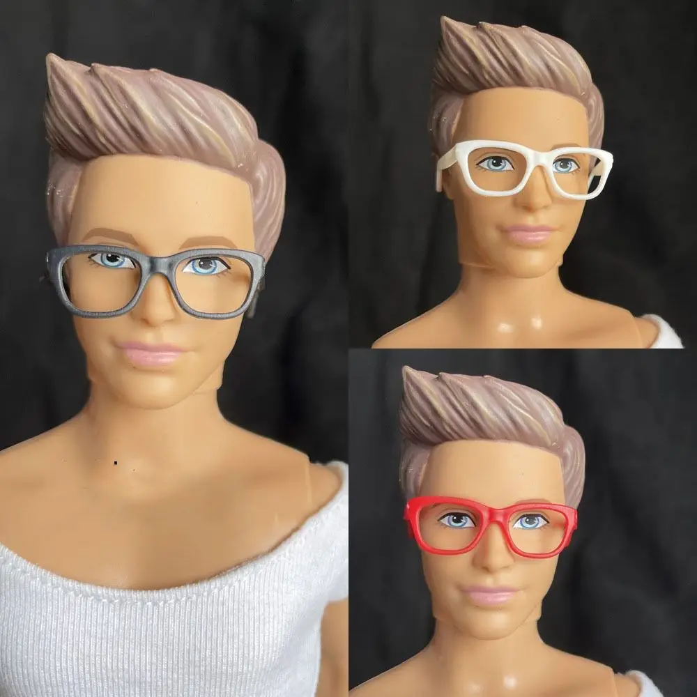 Gafas artesanales de plástico para muñecas BJD multicolor manual - imagen 2