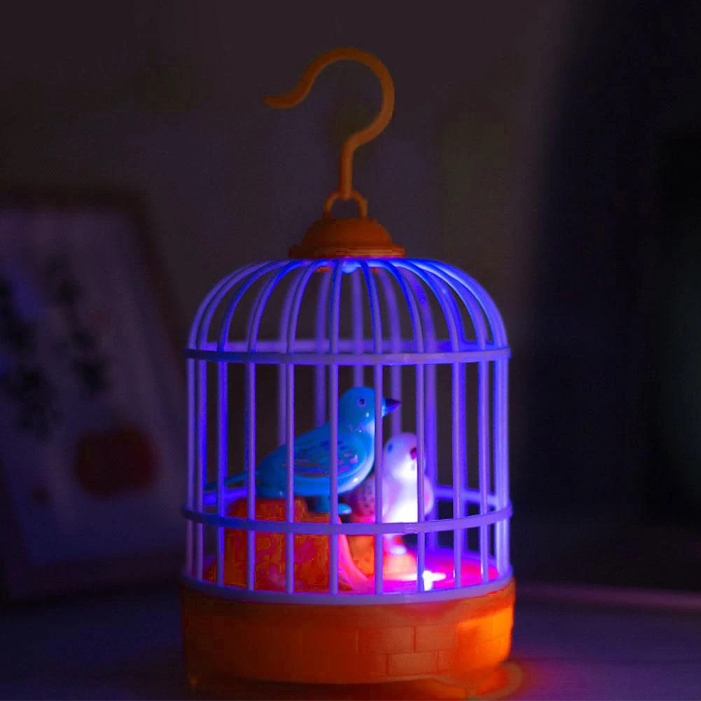 Detalle del pajarito y efecto de luz