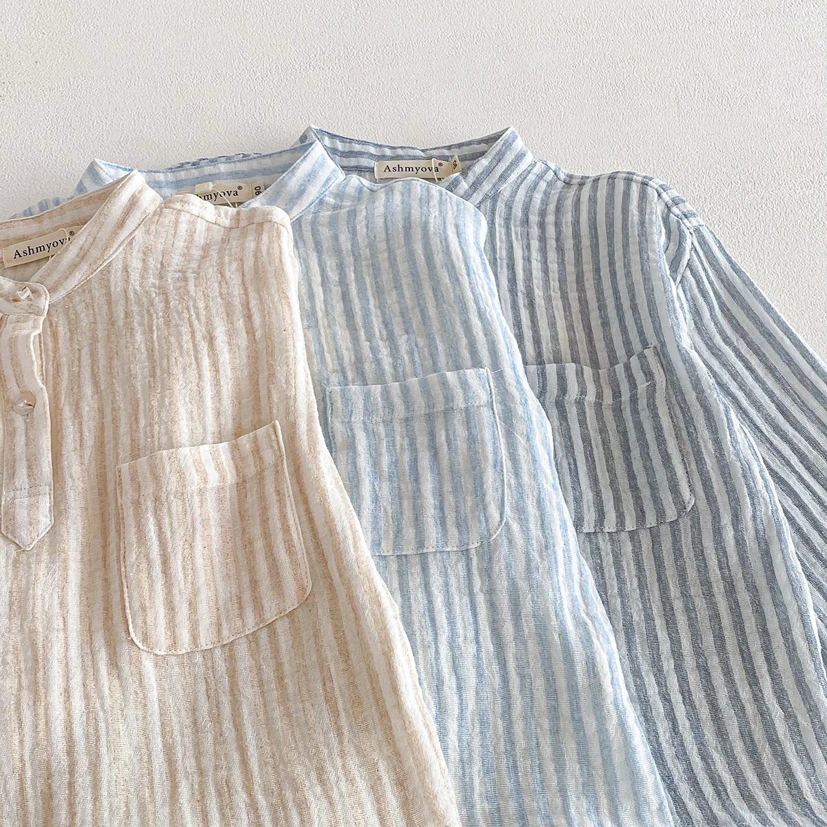 Camiseta Henley de manga larga para niños