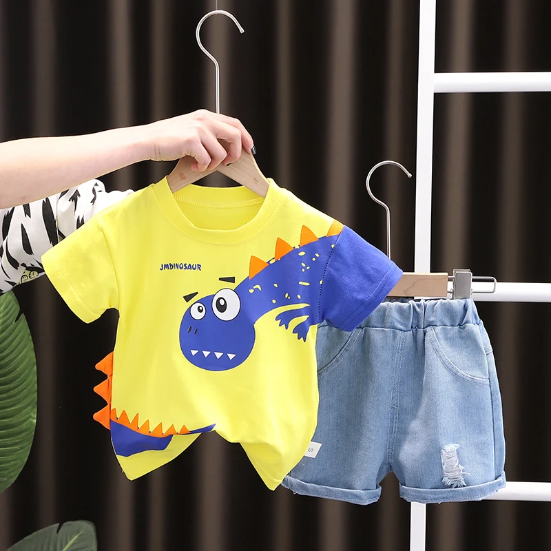 Conjunto bebé verano con camiseta y pantalón corto para niña - imagen 4