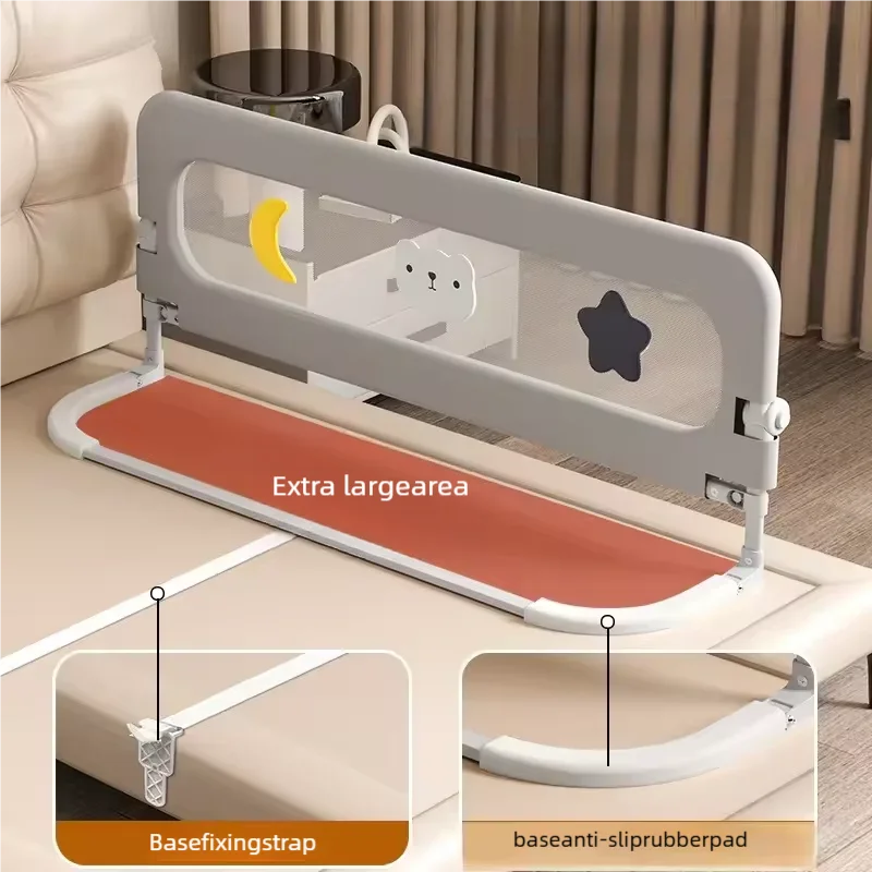 IMBABY Barrera de seguridad para cama de bebé en U - imagen 2
