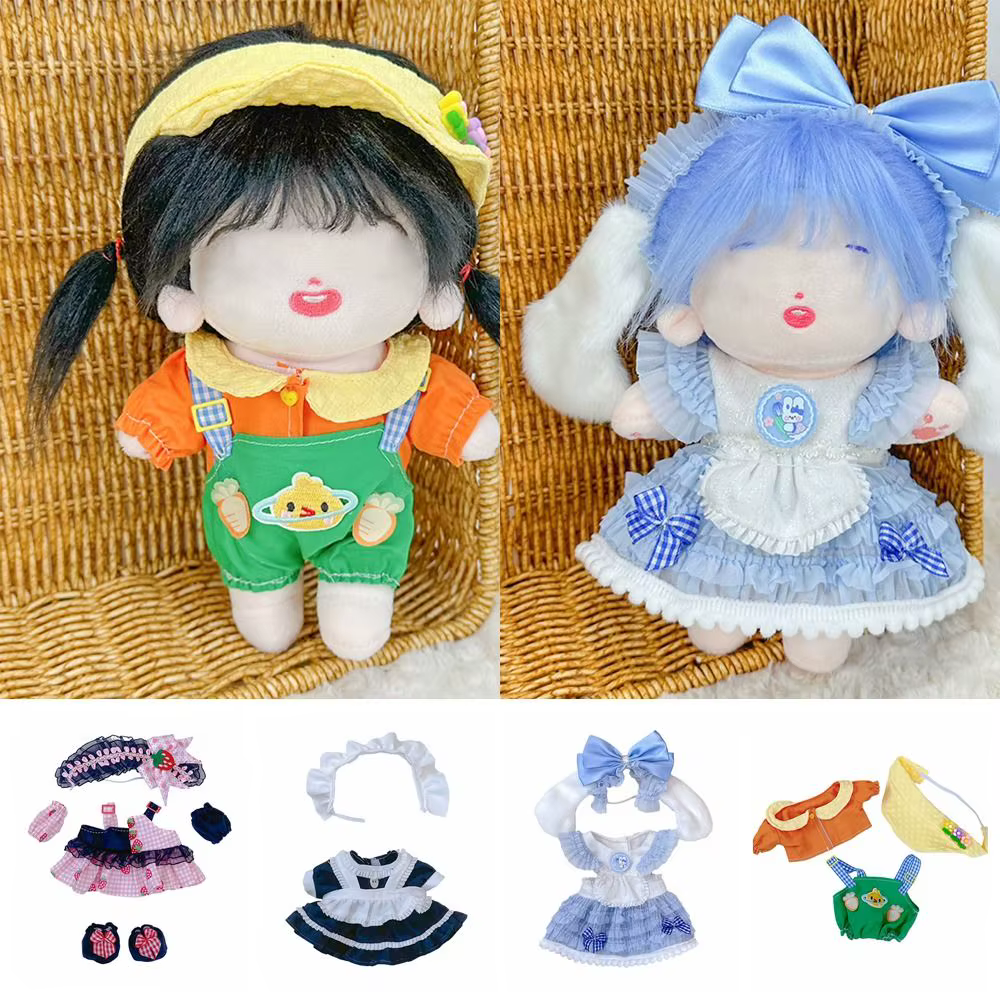 Vestido Lolita de encaje para muñeca de 20cm
