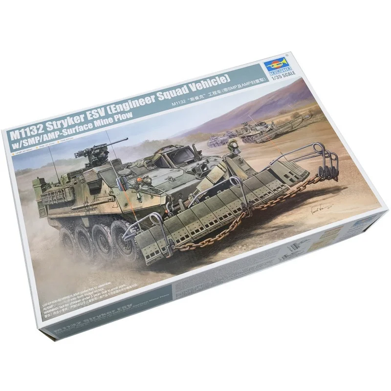 Maqueta Trumpeter M1132 Stryker vehículo blindado de plástico - imagen 2