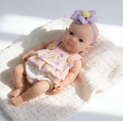 Muñeca reborn NPK Bettie de silicona sólida súper suave