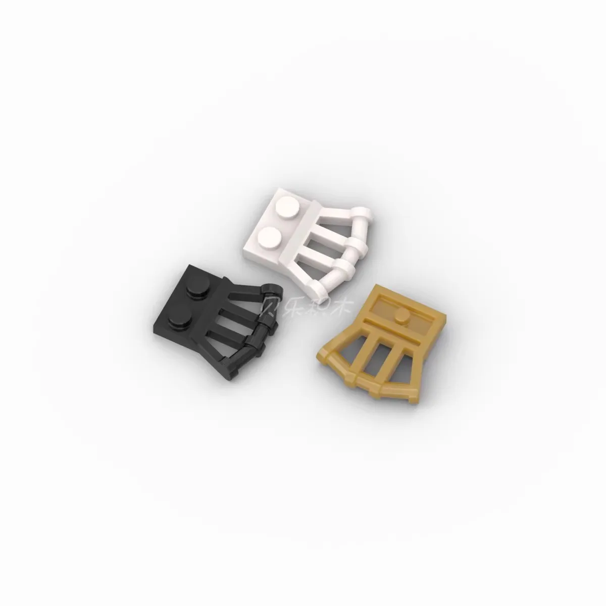 MOC 92692: placa 1x2 con mangos en ángulo lateral - LEGO compatibles