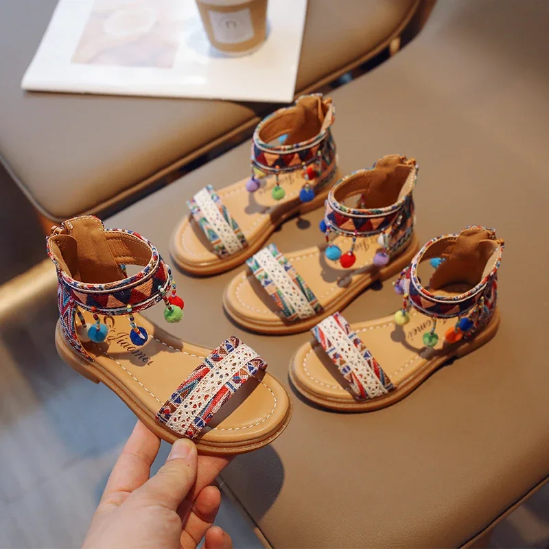 Sandalias niño verano – Antideslizantes y transpirables estilo romano