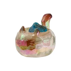 PAL Caja sorpresa gato – Muñeca de cristal para escritorio