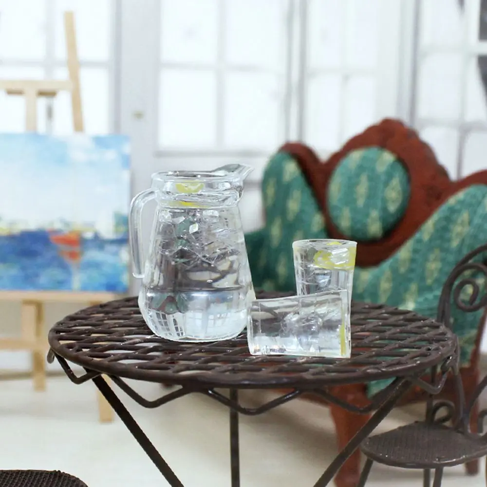 Set de bebidas para muñecas con jarra y taza mini - imagen 2