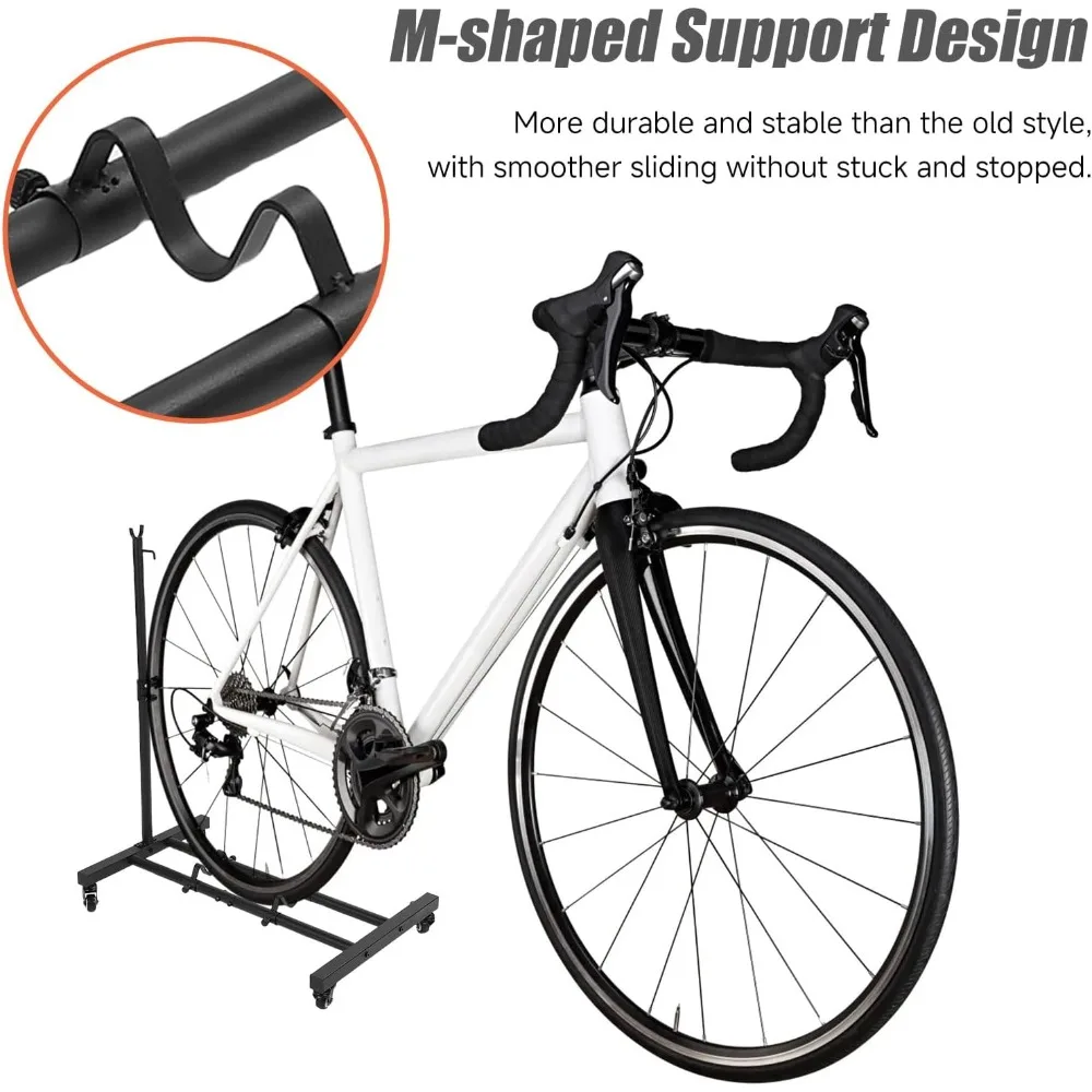 Soporte vertical ajustable para bicicletas de montaña y carretera - imagen 3