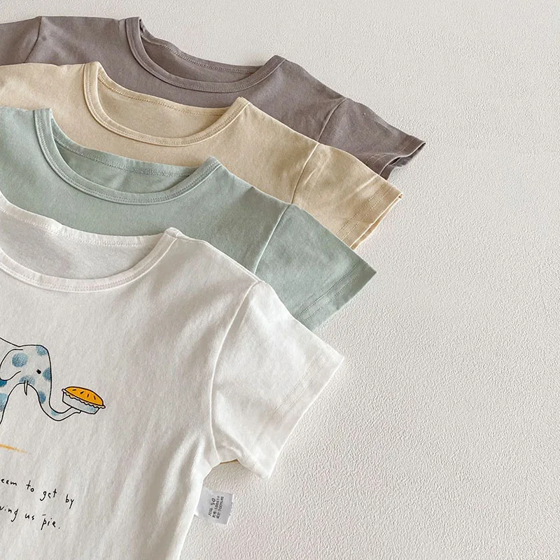 Camiseta MILANCEL con estampado neutro apta para niños y niñas