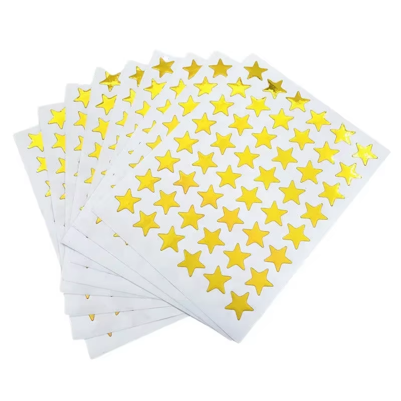 Pegatinas de estrellas doradas para manualidades y álbum de recortes - imagen 3