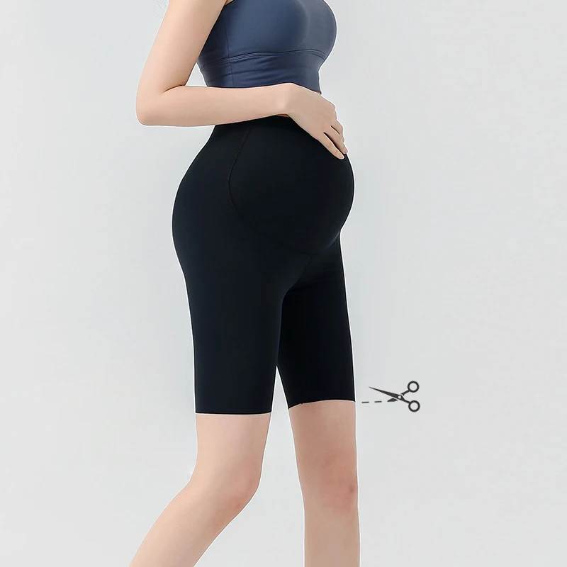 Leggings de maternidad finos sin costuras para yoga y verano - imagen 2