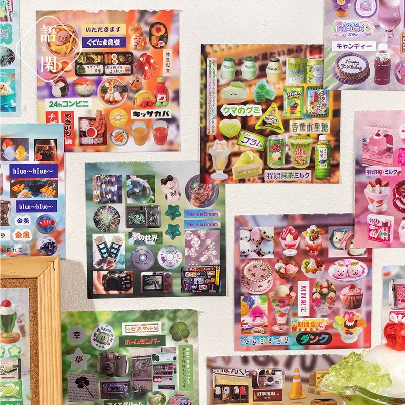 Dream Echo Series Y2K libro de pegatinas retro kawaii - imagen 5