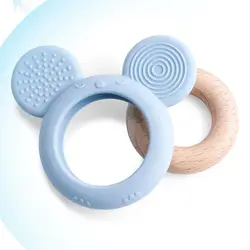 TYRY.HU mordedor de silicona para bebé Mickey, juguete dentición