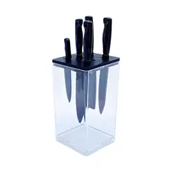 Soporte de utensilios de cocina para muñecas con cubiertos