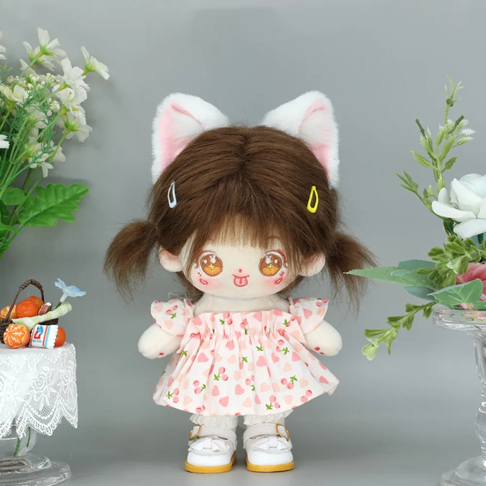 Diadema infantil con orejas de gato de peluche suave para disfraz - imagen 4