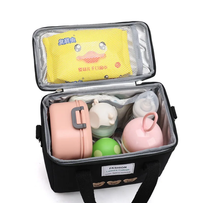 Bolsa isotérmica oso para biberón – Ideal para paseo de bebé - imagen 2