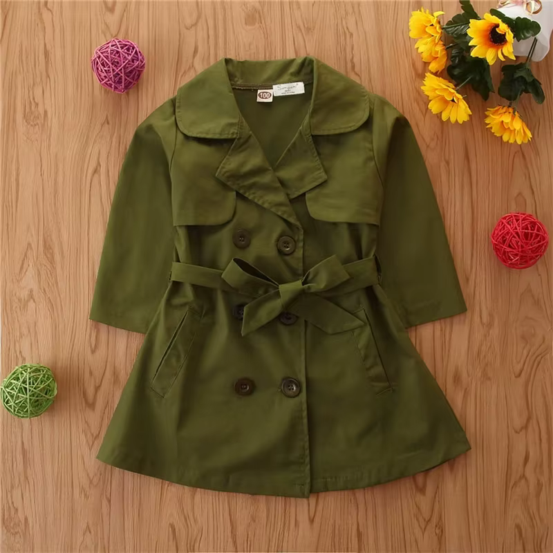 Cazadora de niña para otoño, chaqueta informal entretiempo - imagen 2